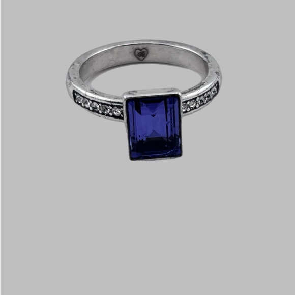 Brighton Silver Ring with Purple Gemstone - Picture 3 of 7